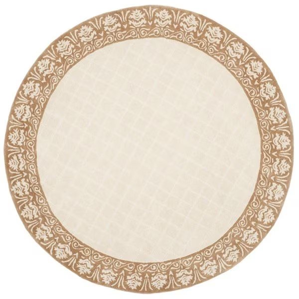 8 x 8 ft. Total Performance Hand Hooked Round Area RugIvory & Creme, Safavieh, Mfr#: TLP755A-8R